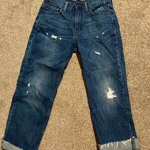 Levi's Women’s Relaxed Fit Distressed Denim Jeans